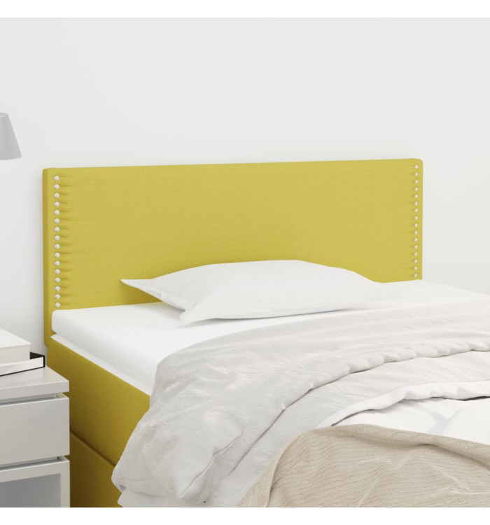 Tête de lit Vert 100x5x78/88 cm Tissu | Mobilier & Déco