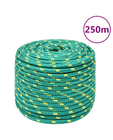Corde de bateau Vert 14 mm 250 m Polypropylène | Mobilier & Déco
