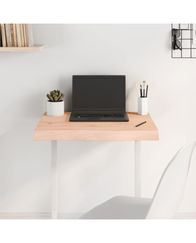 Dessus de table 60x50x(2-6) cm bois de chêne massif non traité | Mobilier & Déco