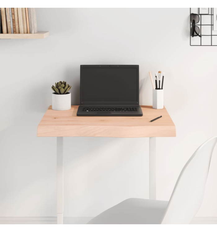 Dessus de table 60x50x(2-6) cm bois de chêne massif non traité | Mobilier & Déco
