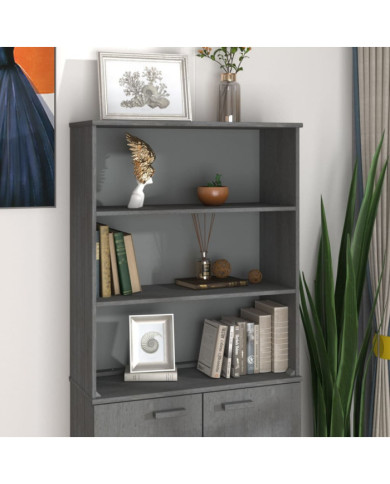 Dessus de buffet HAMAR Gris foncé 85x35x100 cm Bois de pin | Mobilier & Déco