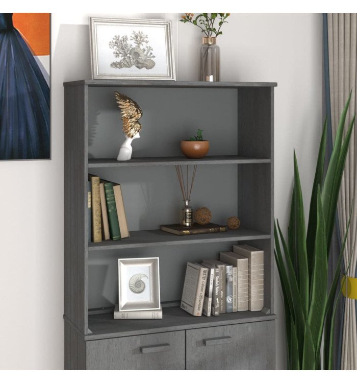 Dessus de buffet HAMAR Gris foncé 85x35x100 cm Bois de pin | Mobilier & Déco