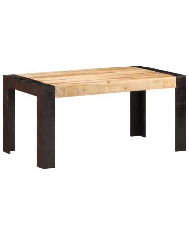 Table de salle à manger 160x80x76 cm Bois de manguier solide | Mobilier & Déco