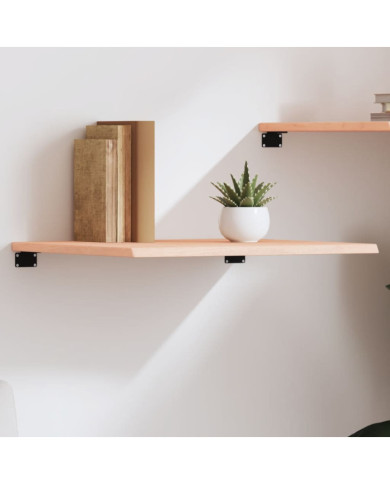 Étagère murale 60x50x2 cm bois de chêne massif non traité | Mobilier & Déco