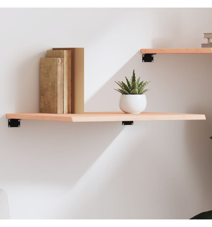 Étagère murale 60x50x2 cm bois de chêne massif non traité | Mobilier & Déco