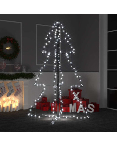Arbre de Noël cône 200 LED d'intérieur/d'extérieur 98x150 cm | Mobilier & Déco