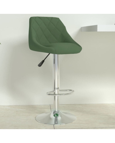 Tabouret de bar Vert foncé Velours | Mobilier & Déco