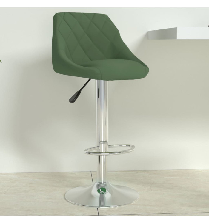 Tabouret de bar Vert foncé Velours | Mobilier & Déco