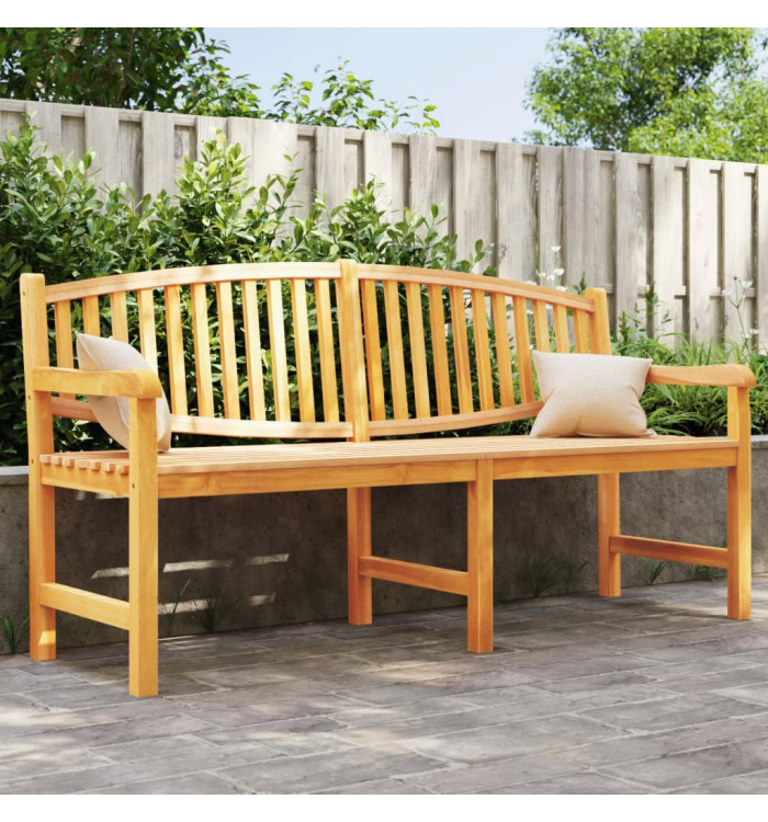 Banc de jardin 179,5x60x90 cm bois de teck solide | Mobilier & Déco