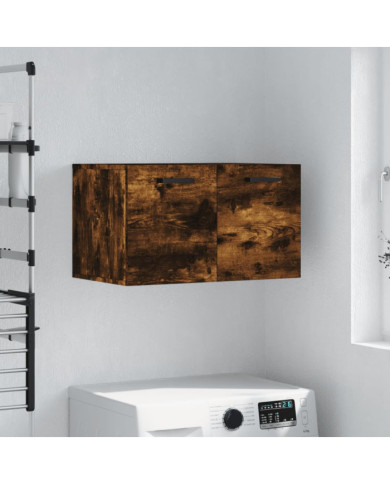 Armoire murale Chêne fumé 60x36,5x35 cm Bois d'ingénierie | Mobilier & Déco