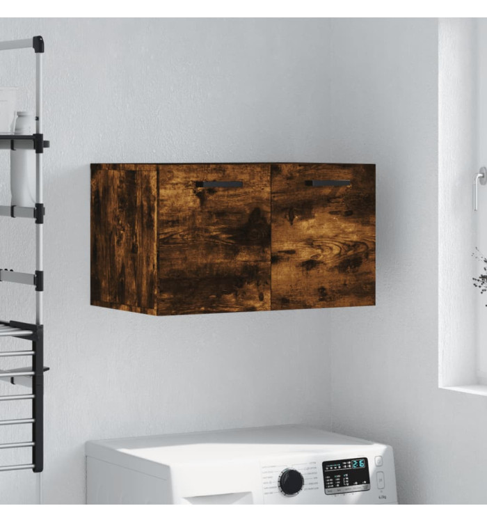 Armoire murale Chêne fumé 60x36,5x35 cm Bois d'ingénierie | Mobilier & Déco