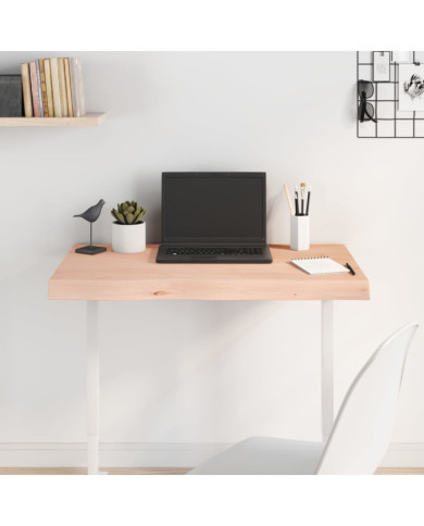 Dessus de table 80x40x(2-6) cm bois de chêne massif non traité | Mobilier & Déco