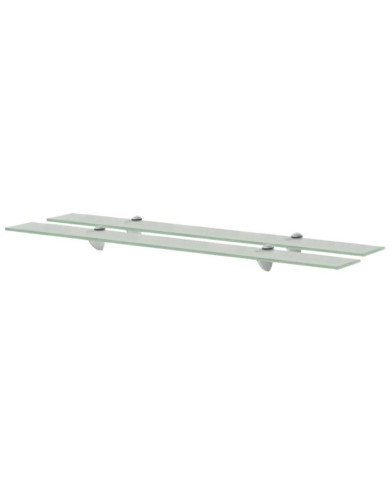 Étagères murales 2 pcs Verre 90 x 10 cm 8 mm | Mobilier & Déco