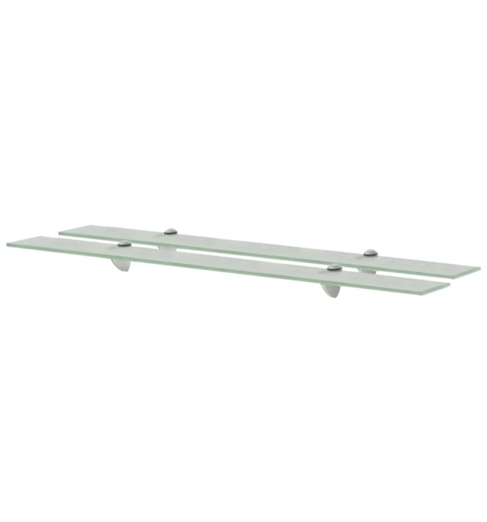 Étagères murales 2 pcs Verre 90 x 10 cm 8 mm | Mobilier & Déco