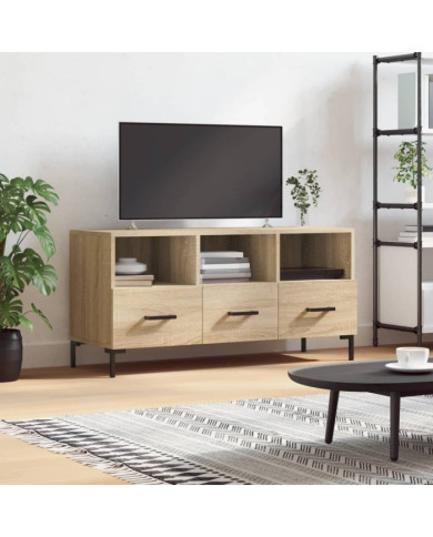 Meuble TV chêne sonoma 102x36x50 cm bois d'ingénierie | Mobilier & Déco