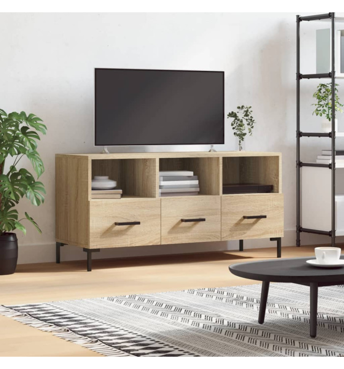 Meuble TV chêne sonoma 102x36x50 cm bois d'ingénierie | Mobilier & Déco
