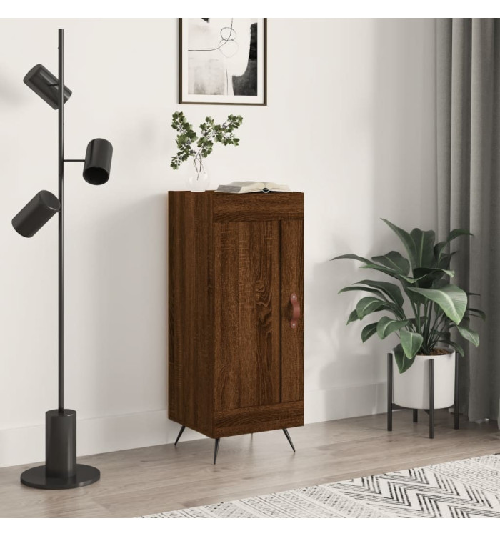 Buffet Chêne marron 34,5x34x90 cm Bois d'ingénierie | Mobilier & Déco