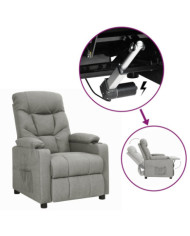 Fauteuil Gris clair Tissu | Mobilier & Déco