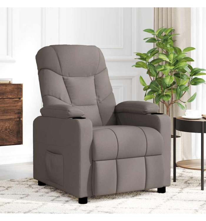 Fauteuil de massage Taupe Tissu | Mobilier & Déco