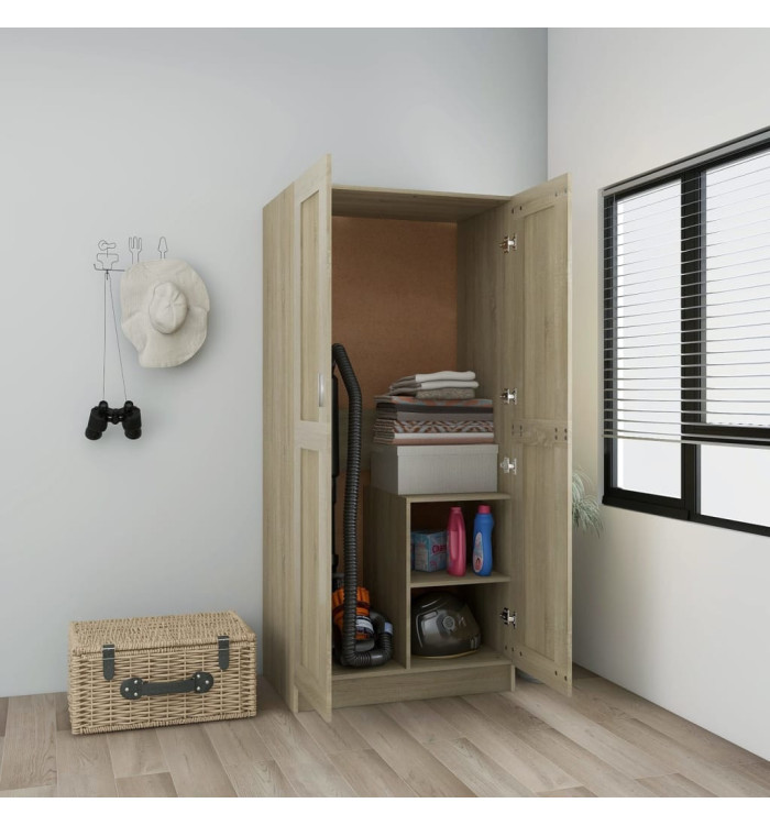Garde-robe Chêne sonoma 82,5x51,5x180 cm Aggloméré | Mobilier & Déco