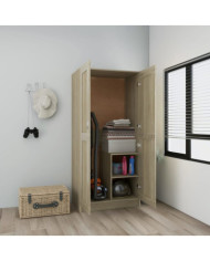 Garde-robe Chêne sonoma 82,5x51,5x180 cm Aggloméré | Mobilier & Déco