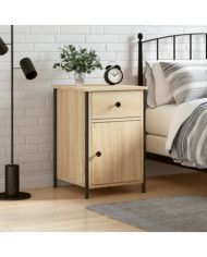 Table de chevet chêne sonoma 40x42x60 cm bois d'ingénierie | Mobilier & Déco