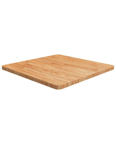 Dessus de table carré Marron clair60x60x2,5cm Bois chêne traité | Mobilier & Déco