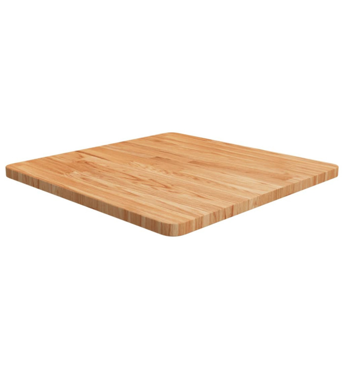 Dessus de table carré Marron clair60x60x2,5cm Bois chêne traité | Mobilier & Déco