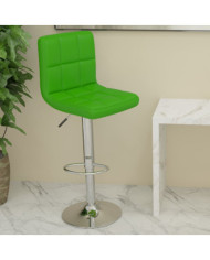 Tabouret de bar Vert Similicuir | Mobilier & Déco
