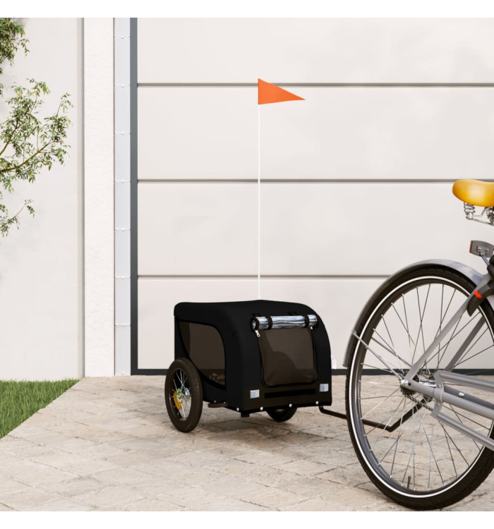 Remorque de vélo pour animaux de compagnie noir | Mobilier & Déco