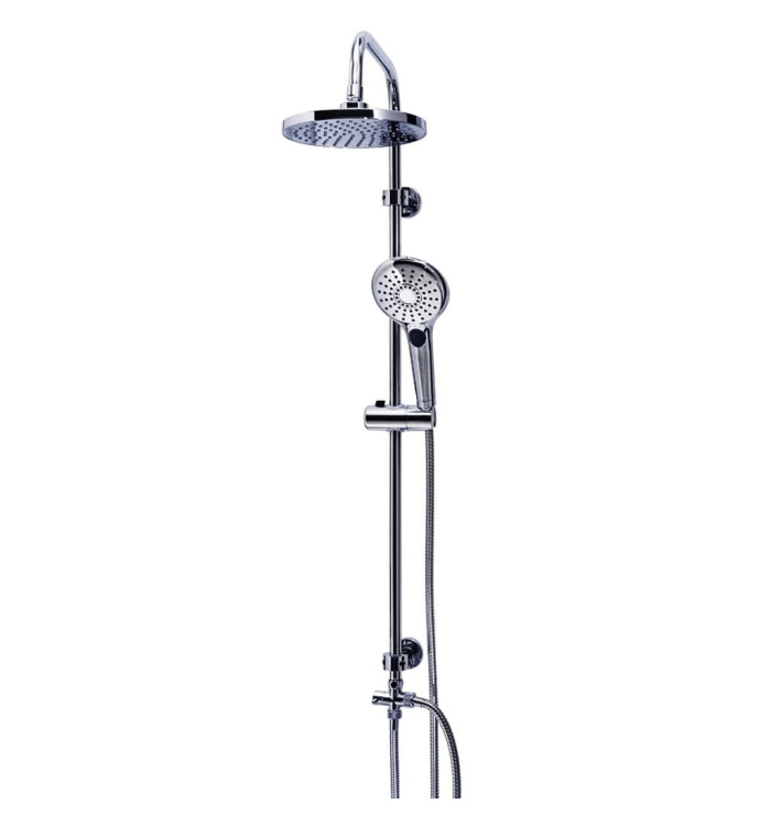 RIDDER Jeu de douche et pomme de douche massante Bahamas chromé 91440 | Mobilier & Déco