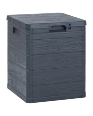 Boîte de rangement de jardin 90 L Anthracite | Mobilier & Déco