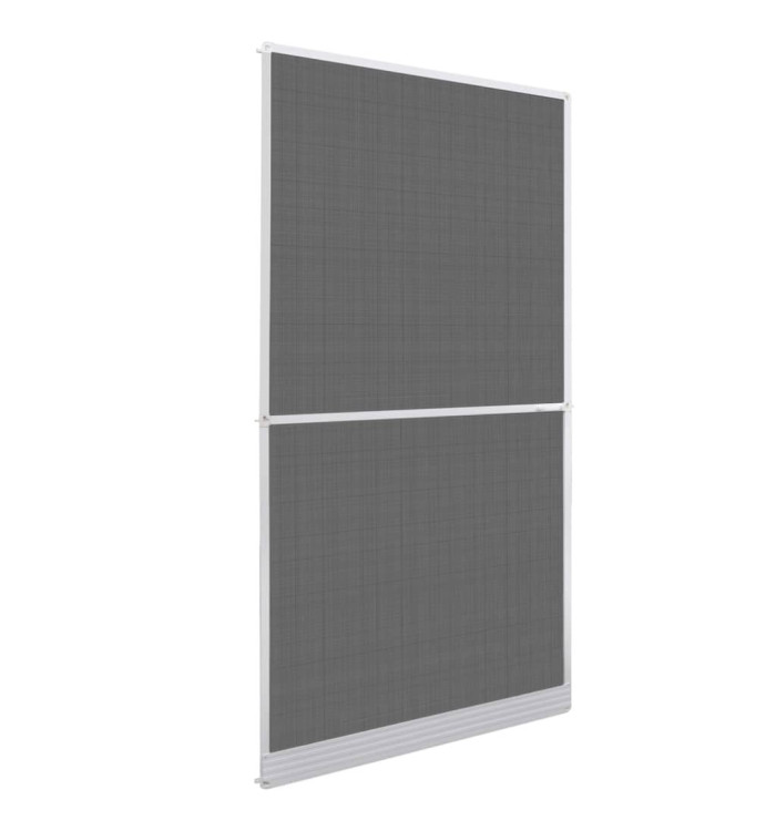 Moustiquaire blanche à charnière pour portes 120 x 240 cm | Mobilier & Déco