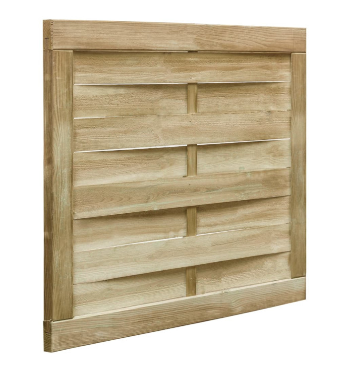 Portillon de jardin Bois de pin imprégné 100x75 cm Vert | Mobilier & Déco