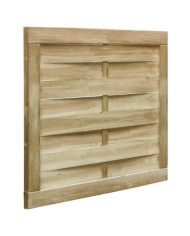 Portillon de jardin Bois de pin imprégné 100x75 cm Vert | Mobilier & Déco