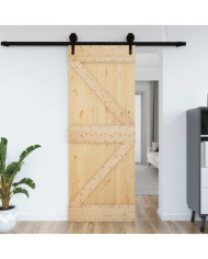 Porte NARVIK 85x210 cm bois massif de pin | Mobilier & Déco
