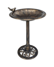 Baignoire de jardin pour oiseaux Bronze Plastique | Mobilier & Déco