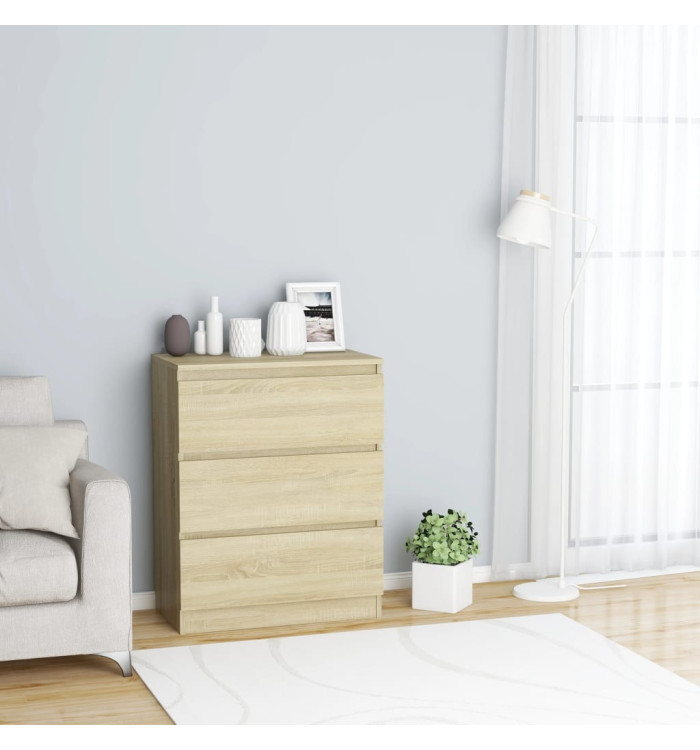 Buffet Chêne sonoma 60x35x76 cm Bois d'ingénierie | Mobilier & Déco