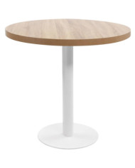 Table de bistro marron clair 80 cm MDF | Mobilier & Déco