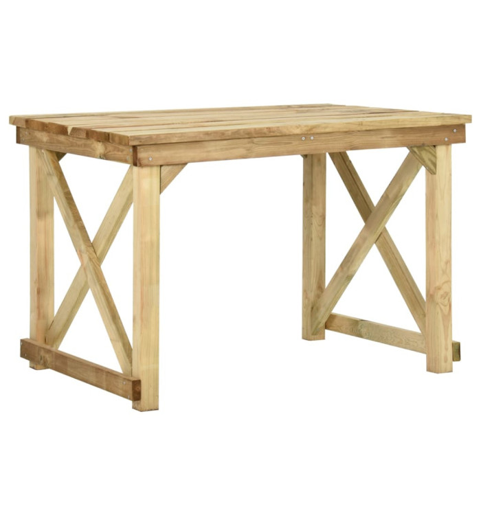 Table de jardin 110x79x75 cm Bois de pin imprégné | Mobilier & Déco