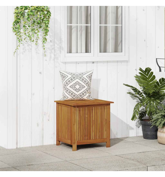 Boîte de rangement de jardin 60x50x58 cm Bois d'acacia solide | Mobilier & Déco