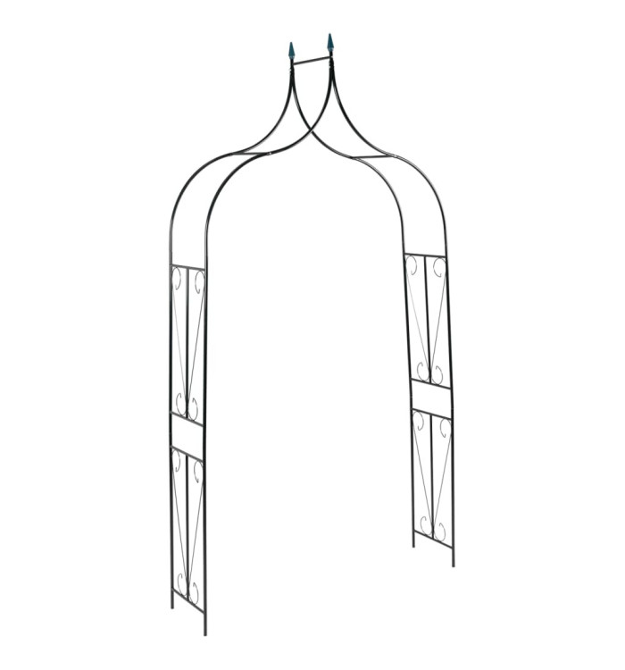 Voûte de jardin Vert foncé 120x38x258 cm Fer | Mobilier & Déco
