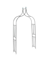Voûte de jardin Vert foncé 120x38x258 cm Fer | Mobilier & Déco