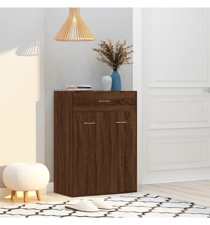 Armoire à chaussures Chêne marron 60x35x84 cm Bois d'ingénierie | Mobilier & Déco