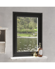 Moustiquaire magnétique pour fenêtres anthracite 80x120 cm | Mobilier & Déco