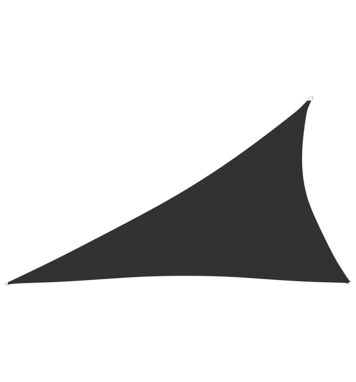 Voile de parasol tissu oxford triangulaire 4x5x6,4 m anthracite | Mobilier & Déco