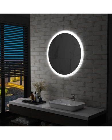 Miroir à LED pour salle de bain 80 cm | Mobilier & Déco