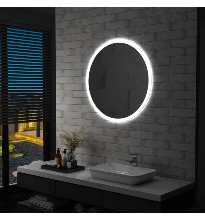 Miroir à LED pour salle de bain 80 cm | Mobilier & Déco
