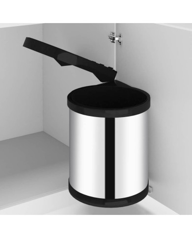 Poubelle intégrée de cuisine Acier inoxydable 12 L | Mobilier & Déco