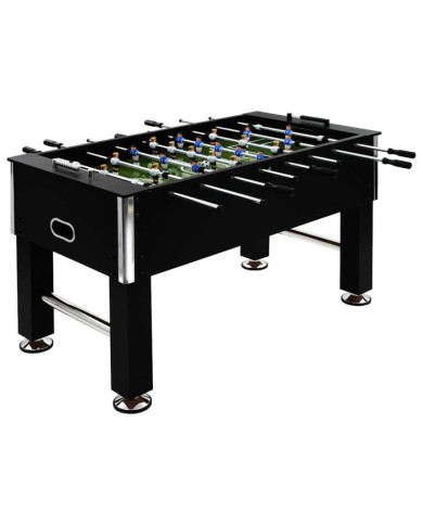 Table de football Acier 60 kg 140 x 74,5 x 87,5 cm Noir | Mobilier & Déco